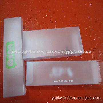 Clear frosted PVC package box for small products